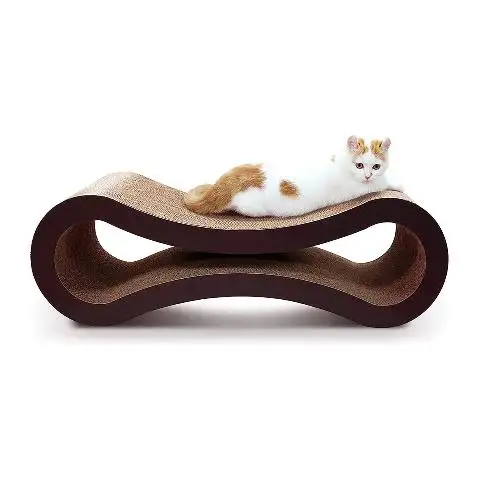 बिल्ली गत्ता scratching बोर्ड हाउस बिस्तर फर्नीचर रक्षक असीमित आकार घुमावदार बिल्ली खिलौना
