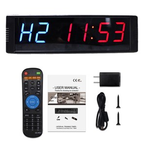 YIZHI Fernbedienung Bearbeitbare LED 1,5 Zoll Mini tragbare digitale Countdown-Uhr Stoppuhr Workout Gym Fitness Interval Timer - Product Image 5