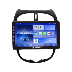 Per Peugeot 206 2000-2016 Citroen C2 9 pollici dispositivo doppio 2 Din Octa-Core Quad Car Stereo navigazione GPS autoradio android - Product Image 1