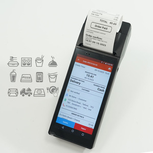 <strong>Android</strong> 4G <strong>Handheld</strong> Mobil Terminal Top up Machine with NFC and Receipt Label Printer <strong>QR</strong> <strong>Code</strong> <strong>Scanner</strong> for Store Restaurant - Product Image 1