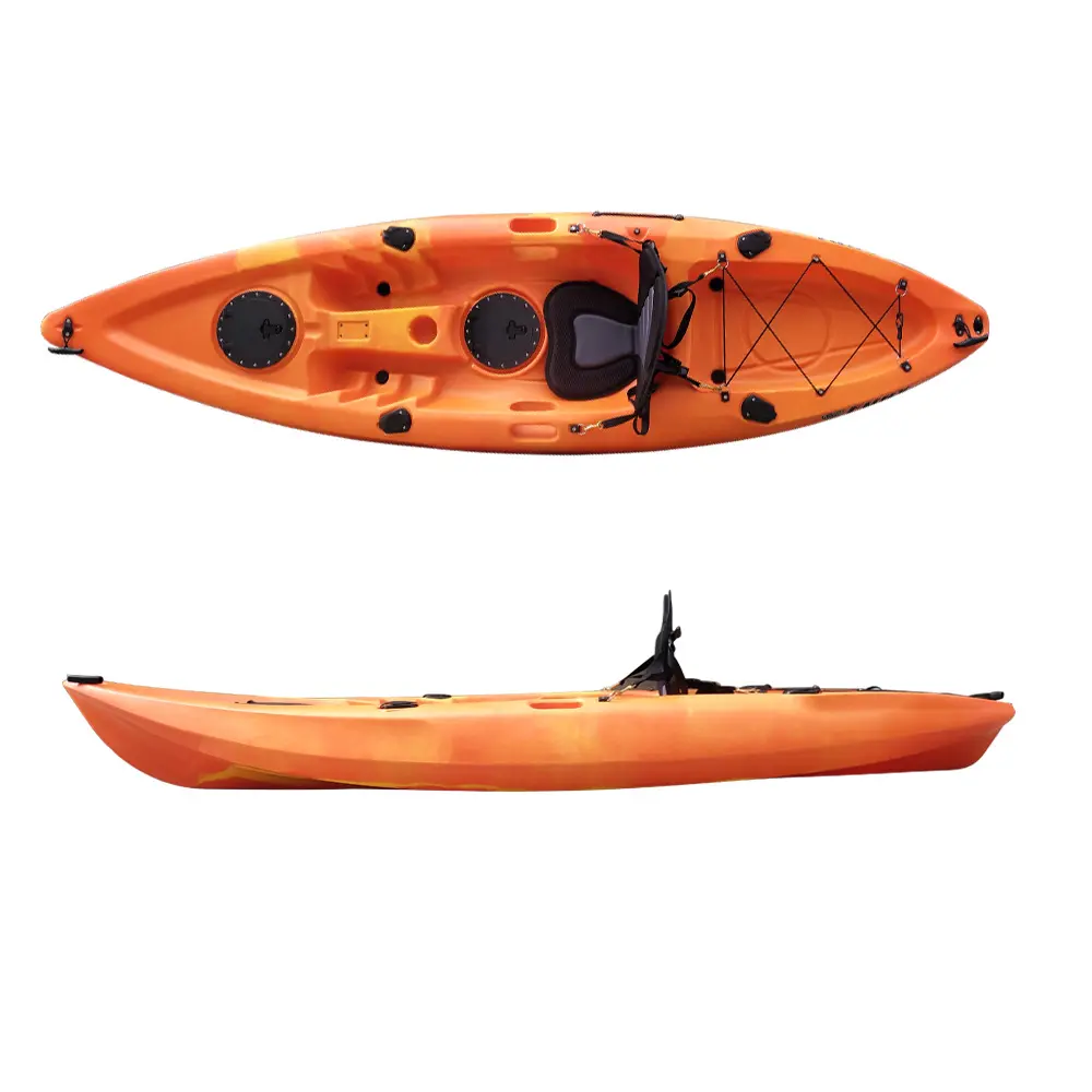Barcos de pesca off-road solo pequeno, pedaleira de pesca do caiaque, preço inclui remo