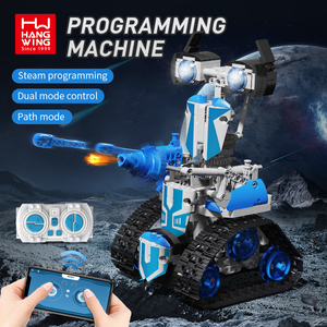 520PCS Dual-Mode-Fernbedienung Programmierung Star-Jagd Mecha Roboter Bausteine setzt Kinder DIY montiert pädagogische RC-Spielzeug - Product Image 2