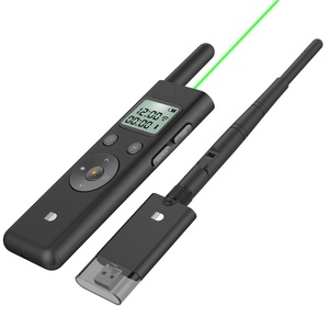 Presentatore Wireless USB penna per girare la pagina telecomando a lunga distanza puntatore Laser verde discorso Controller penna PowerPoint PPT - Product Image 3