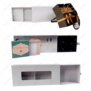 Hediye karton için kol kutusu çekin sert taşınabilir geri dönüşümlü el yapımı özel sürgülü kağıt çekmece kutuları dışarı kaydırın - Product Image 6