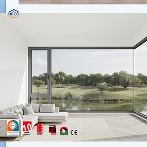 Ventana a prueba de agua con persianas integradas puertas y ventanas de aluminio abatibles negras apertura abatible - Product Image 2