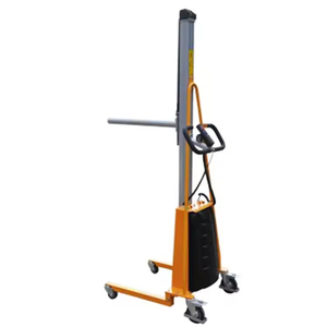 Elevador de rollos de descarga de carga de rollos de tela de alta compatibilidad para máquinas textiles Equipo de manejo de rollos de alta compatibilidad.
