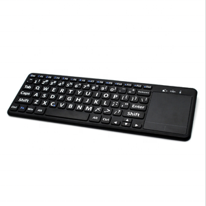 2024 última venta caliente 2,4G teclado táctil inalámbrico ordenador fuente grande letras teclado fabricación teclado de impresión grande - Product Image 4