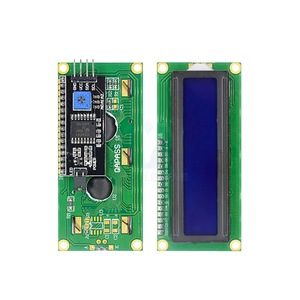 Schermo blu/schermo giallo-verde 1602A/2004A/12864B schermo <span class=keywords><strong>LCD</strong></span> 5V <span class=keywords><strong>LCD</strong></span> con retroilluminato IIC/<span class=keywords><strong>I2C</strong></span>