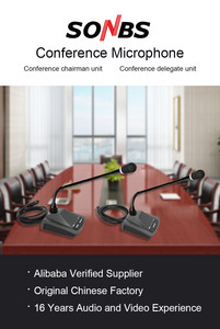 Altavoz incorporado con micrófono para conferencia, sistema de micrófono para conferencia, altavoz - Product Image 2