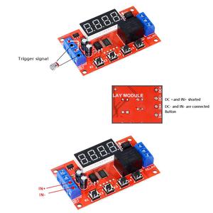 Schlussverkauf DC 5V12V24V einstellbares Zeitraffer Relais Modul LED digitales Timing Relay Timer Verzögerung Trigger-Schalter Timer-Steuerungsschalter - Product Image 5