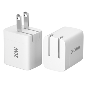 折り畳み式USプラグ20W QC3.0ウォール充電器高速USB-CトラベルアダプターOEM Dシリーズ携帯電話充電器 - Product Image 1