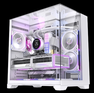 LOVINGCOOL Fábrica Custom Gaming Computer Cases and Towers Cpu Case Spcc Metal Vertical ATX Comput Desktop Cabinet Glass PC - Product Image 5