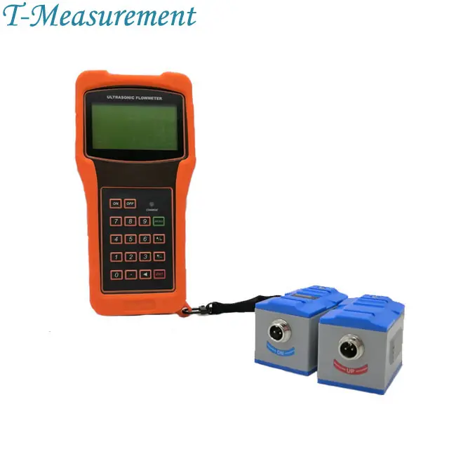 T-misura TUF-2000H + TM-1 misuratore di portata ad ultrasuoni portatile prezzo misuratore di portata portatile DN50-700mm misuratori di portata ad ultrasuoni portatili