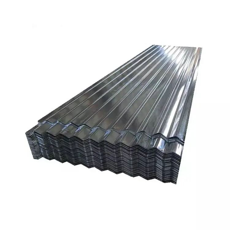 Çinko Metal plaka Ral boyalı Galvalume renk Gi kaplı çelik çatı oluklu galvanizli çelik levha