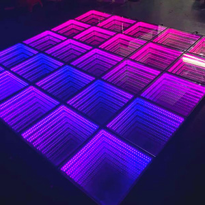 リズム雰囲気スプライシングRgb LedフロアランプRgb Ledリングライト大理石ビニールダンスフロアアンティックPvc Spc
