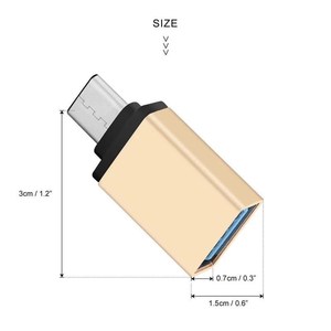 Convertitore da USB3.0 a USB C OTG Adapte tipo C all'ingrosso adattatore da Android V8 a USB per smartphone Samsung Huawei - Product Image 5