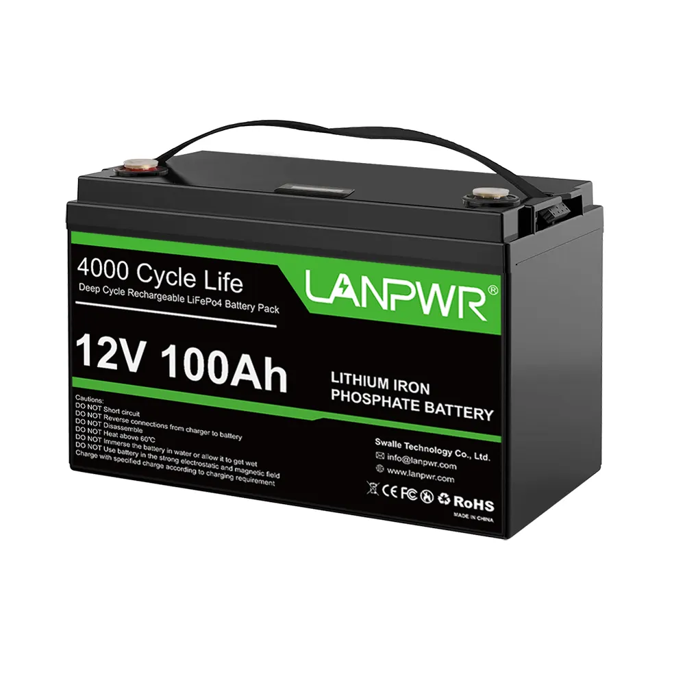 Penjualan pabrik Lifepo4 100Ah baterai Lithium Lifepo4 12V 24V Pak baterai untuk penyimpanan tenaga surya