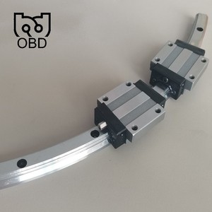 Bloque de guía lineal curvo de deslizamiento de riel lineal HCR45A + 60/1200R de alta calidad para máquina de precisión CNC