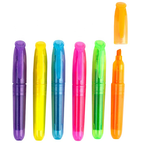 Manufacturer Direct Custom Marker Fluorescent <strong>Highlighter</strong> Mini Marker Pen with <strong>Chisel</strong> <strong>Tips</strong> for Office Stationery - Product Image 2