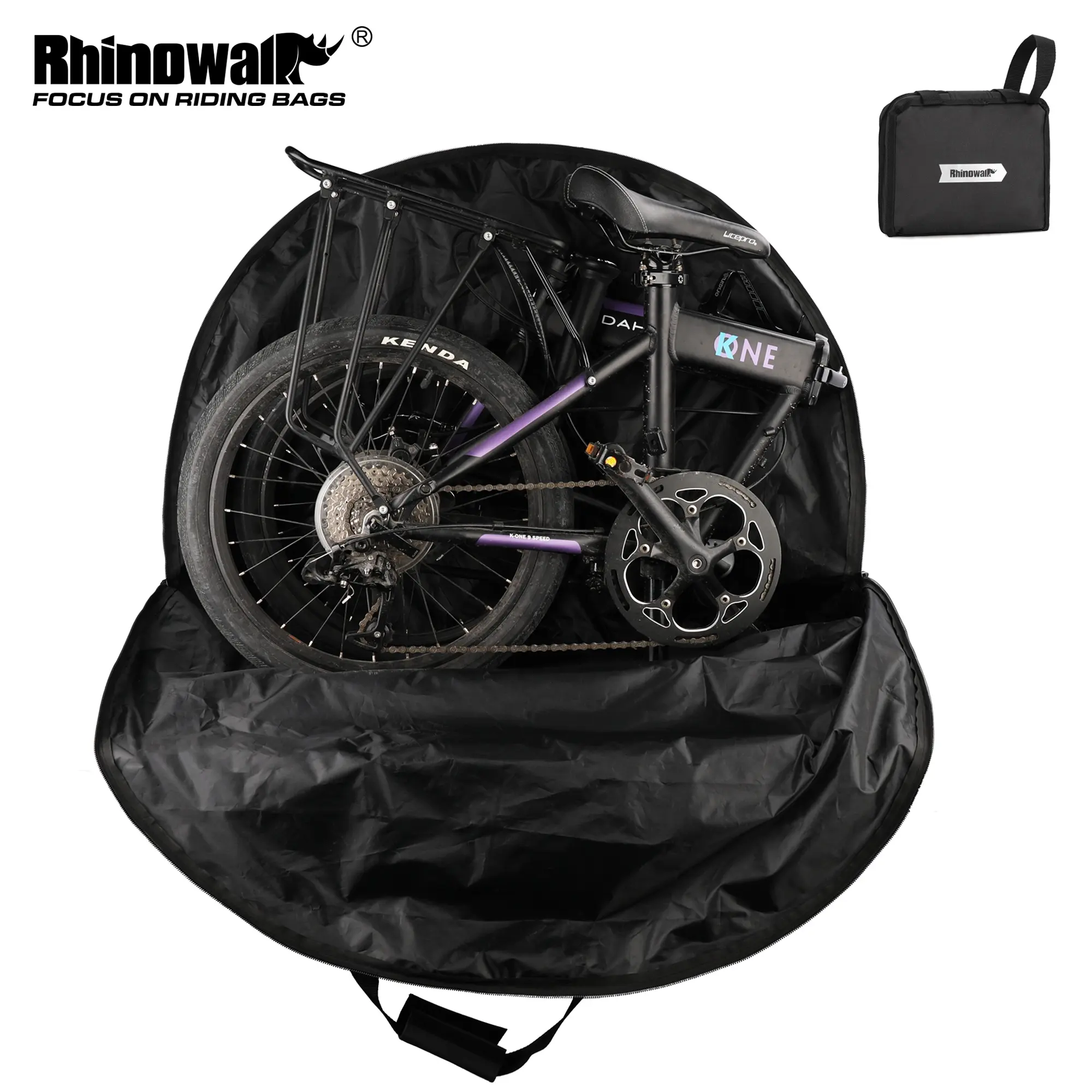 Rhinowalk — sac de Transport pour vélo pliable, 20 pouces, sacoche de voyage