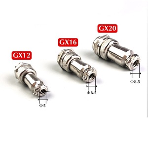 GX16ย้อนกลับ RP ประเภทปลั๊กการบิน16มม. ชุบนิกเกิล6P ตัวเชื่อมโลหะวงกลม2 3 4 5 6 7 8 9 10_pins
