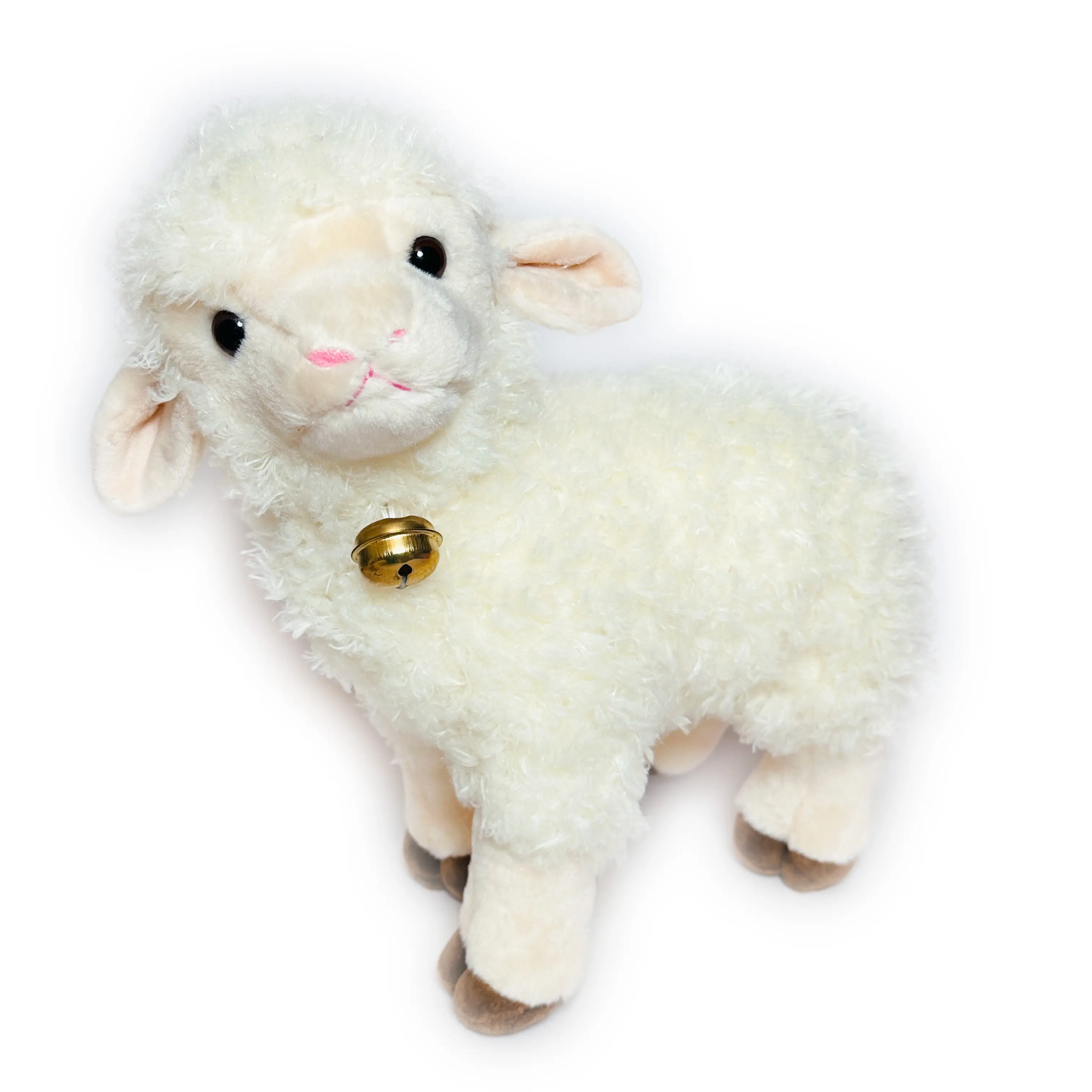 Carino pecora peluche simulazione capra esportazione piccolo agnello pecora animale bambola giocattoli di peluche per bambini peluche pecora