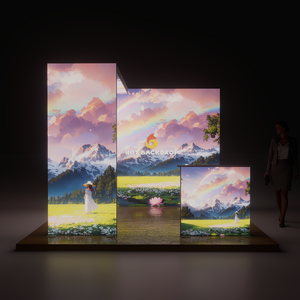 <strong>3x3</strong> 10x10 20x10 Custom Portable Illuminated Seg Fabric Led Light Box Trade Show Exhibition <strong>Display</strong> Stands Booth - Product Image 2