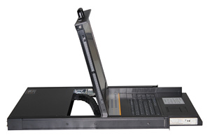 Conmutador KVM LCD de 17 pulgadas, conmutador KVM Usb, OEM, 3 en uno, 16 puertos, consola KVM VGA, control de montaje en rack de 1U, interruptor y servidor - Product Image 4