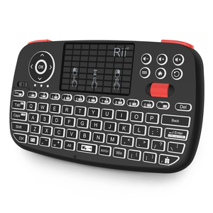 Rii 2,4 GHz Dual Modes Handheld Retroiluminado mini BT teclado Android retroiluminación - Product Image 2