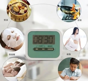 Grande orologio magnetico multifunzione LCD da cucina con Timer Count-Down Clock allarme forte - Product Image 4