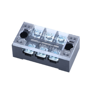 TB-2503 Panel Mounted <strong>Fixed</strong> Barrier 25A 3 Pole <strong>Terminal</strong> <strong>Block</strong> - Product Image 1