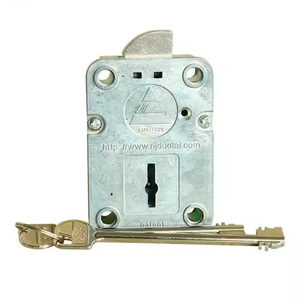 貸金庫/ガンセーフ用のダブルキー亜鉛合金スモールボックスセーフロック
