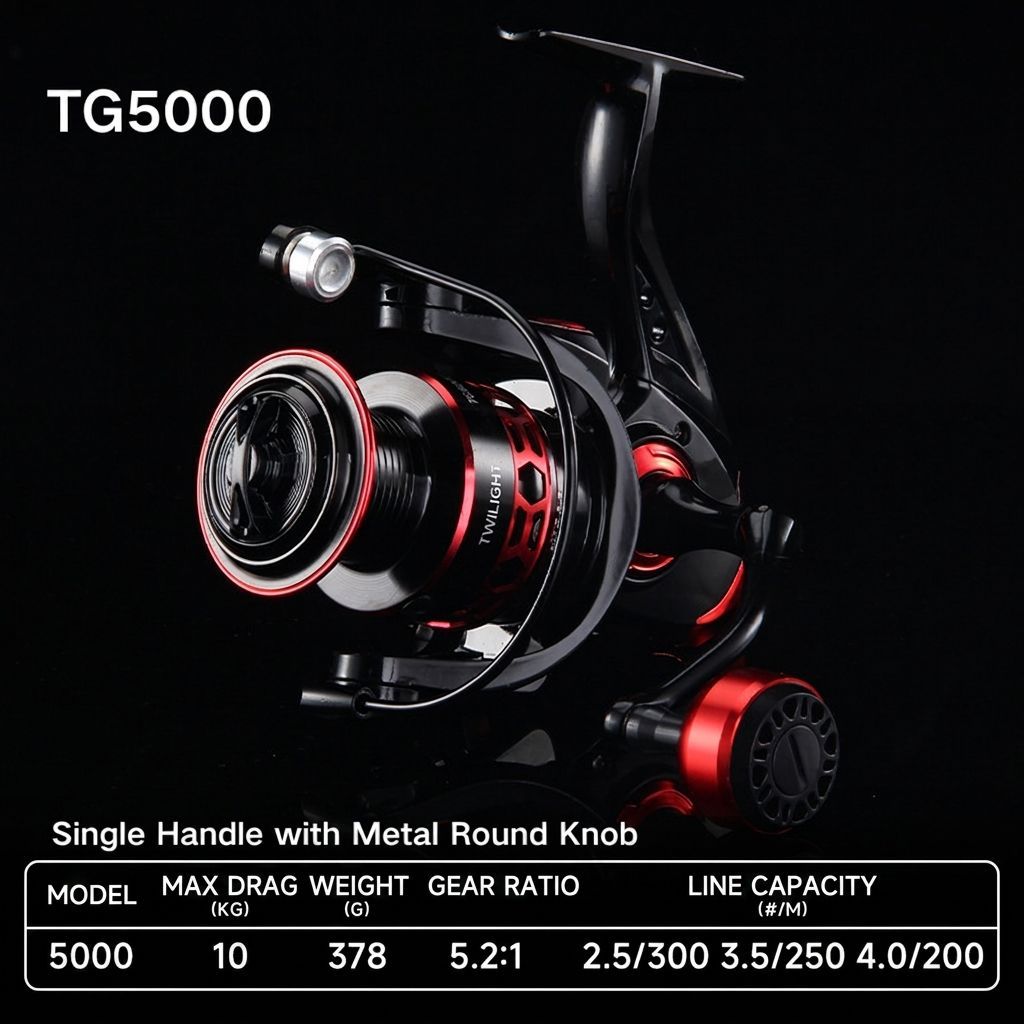 TG5000 (Manivelle simple à bille métallique)