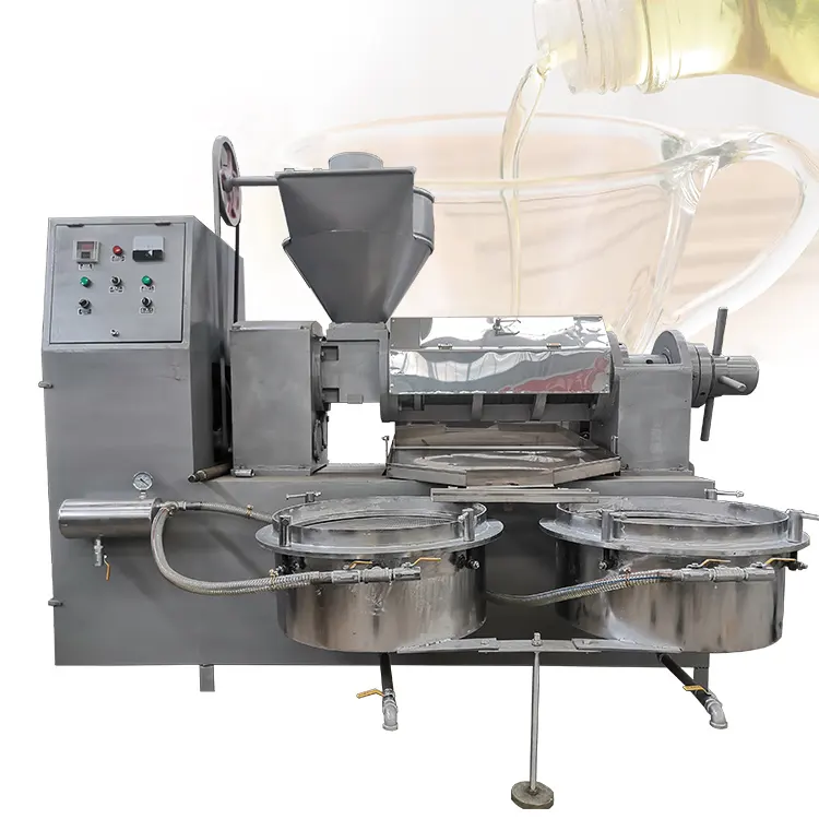 Extracción de aceite de cacahuete Máquinas de prensa de aceite combinado Prensas de aceite de mostaza
