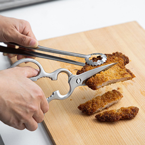 Đa chức năng 2CR13 thép chuyên nghiệp nhà bếp cắt kéo gà với mở chai óc chó Cracker - Product Image 6