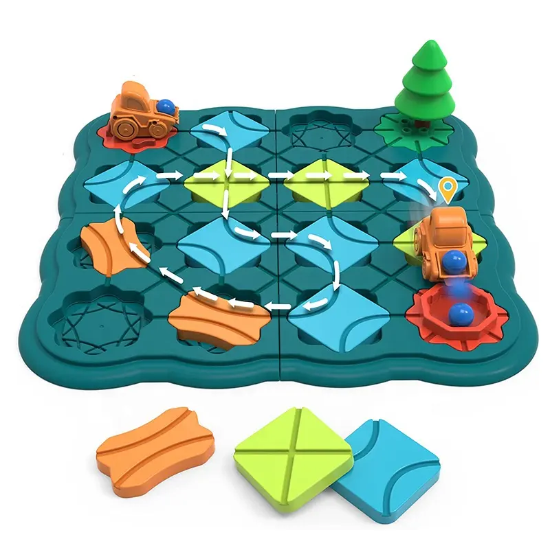 Chachi Crianças Brinquedos Stem Board Jogos Juguete Desafios Kid Inteligente Lógico Estrada Builder Cérebro Teasers Puzzle Jogo