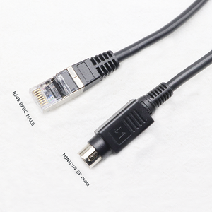 Werkseitig angepasstes RJ45-zu-8-poliges Mini-Din-Stecker-Ladekabel mit Ferrit kern - Product Image 3