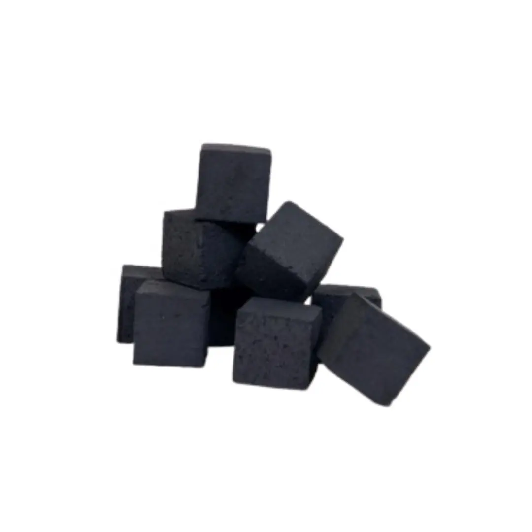 Hot sale barbecue coconut shell charcoal briquette rectangular shape charcoal price