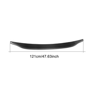 Karbon Fiber arka bagaj Spoiler için Audi A4 B9 SLINE <span class=keywords><strong>S4</strong></span> Sedan 4-Door 17-18 (uyar: a4)
