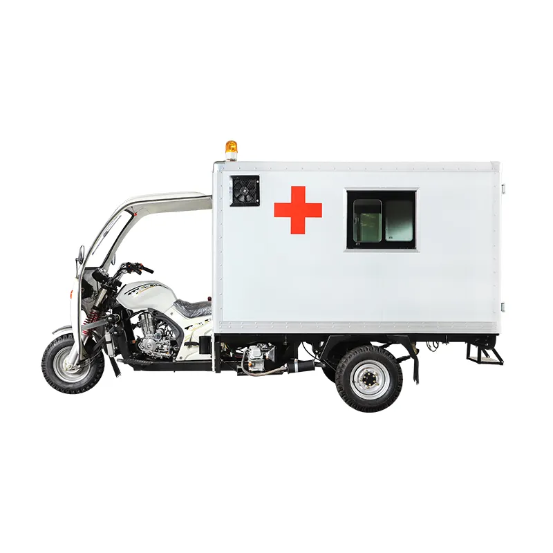 ใหม่รุ่นน้ำมันมอเตอร์150cc 200cc 250ccผู้โดยสารรถพยาบาล3ล้อสามล้อสำหรับขาย