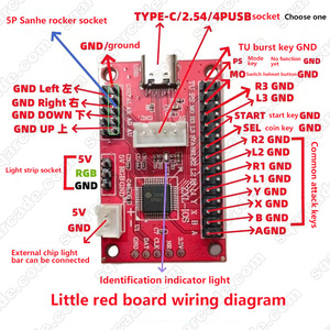 Compatibile con PS3/PC Android ISO per Apple Mobile Raspberry Pi Arcade Zero Delay USB da tavolo-gioco accessori - Product Image 3