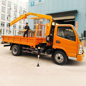 2 tấn xe tải gắn cẩu xe tải thủy lực pto bơm dầu gấp Boom <span class=keywords><strong>Crane</strong></span> xe tải bán hàng - Product Image 2