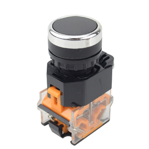 LA38 22 millimetri di Blocco Auto-chiusura a scatto Push button switch 1NO 1NC Momentaneo interruttori a pulsante, piccolo interruttore di pulsante - Product Image 3