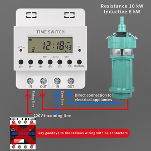 Nuovi arrivi interruttore a tempo 220V Timer Timer interruttore cronometro controller orario con interruttore automatico - Product Image 3
