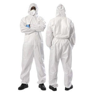 Biểu Tượng Tùy Chỉnh Đầy Đủ Cơ Thể Bìa Không Dệt PP Nhiều Lớp Pe Overol De Trabajo Microporous Dùng Một Lần Polyethylene Coverall - Product Image 4