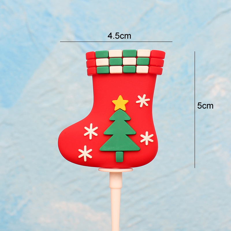 Chaussettes de Noël avec caoutchouc souple
