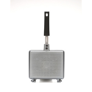 Padella per <span class=keywords><strong>Waffle</strong></span>-padella Basic in alluminio pressofuso doppio antiaderente con rivestimento in PTFE per una cottura sicura e uniforme - Product Image 2