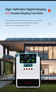 Selbst kühlung 40A 60A 12V 24V 36V 48V Solar Hybrid Laderegler 30A 60A MPPT IP32 100VDC 150VDC LCD-Anzeige MPPT - Product Image 3