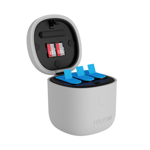 Dji <span class=keywords><strong>Allin</strong></span> kutusu 3 adet lityum pil ve GoPro Hero9 için şarj kiti Set/10/11/12 kamera-git Pro şarj
