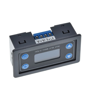 DC12V LED relè di tempo di ritardo digitale modulo programmabile Timer relè interruttore di controllo temporizzazione Trigger ciclo con custodia per interni - Product Image 5